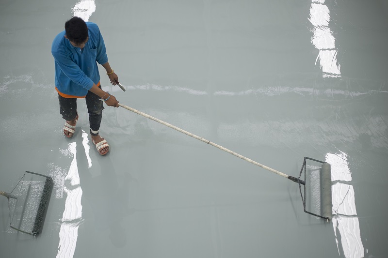 Epoxy Floor Paint Preparation Flooring Site